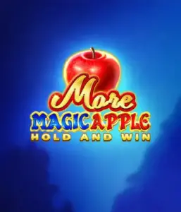 Discover the spellbinding allure of More Magic Apple Hold and Win Slot by 3 Oaks Gaming, showcasing a shimmering red apple on a rich blue background. This graphic portrays the enchanting theme with a touch of mystery. Suited for lovers of magical themes, the vibrant colors and enticing artwork make this slot stand out. 