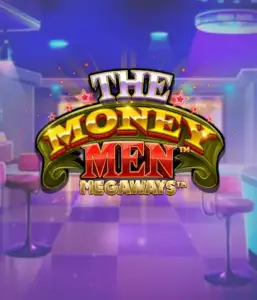 Immerse yourself the exciting world of The Money Men Megaways game by Pragmatic Play, featuring a bold logo with shining stars set against a luxurious casino setting. This image portrays the energy and allure of casino gaming with its eye-catching colors and design. Ideal for casino enthusiasts craving high-energy gaming. 