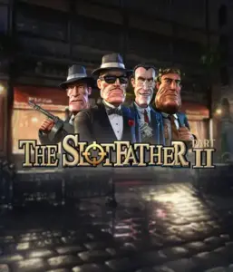 Enter the underworld world of The Slotfather Part II game by Betsoft, showcasing a lineup of iconic mafia characters in front of a shadow-lit urban backdrop. This graphic captures the dramatic atmosphere of the mobster lifestyle with its vivid character design and suspenseful setting. Ideal for fans of crime dramas, offering a gripping escape. 